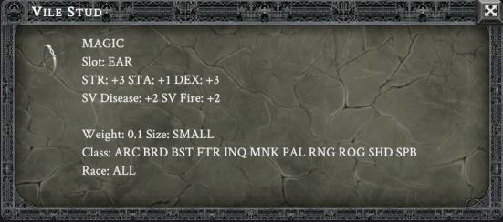 VILE STUD item card